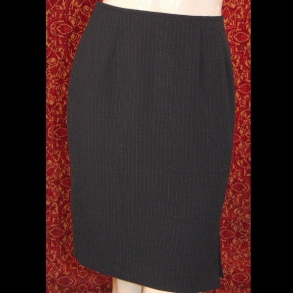 KASPER ASL navy pin striped suit 2💥 - Picture 5 of 8